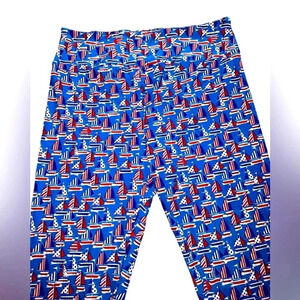 Lularoe TC blue nautical boat leggings. NWOT from OG designer Patrick.